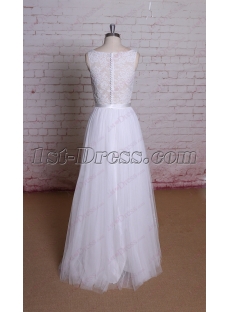 Beautiful Simple Lace Wedding Dress