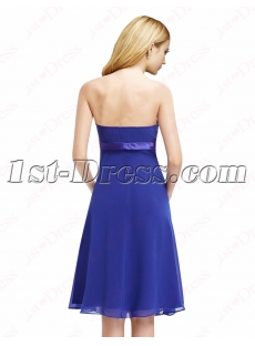 Elegant Royal Blue Short Prom Dresses Cheap