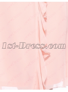 Lovely Cheap Pink Strapless Chiffon Short Homecoming Dress