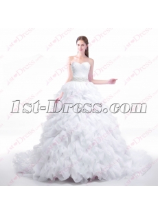 Luxurious Sweetheart Ruffles Ball Gown 2016