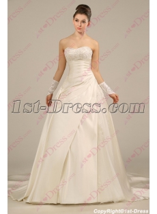 Classic Lace A-line 2016 Bridal Gown