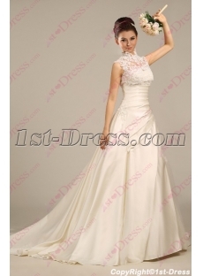Classic Lace A-line 2016 Bridal Gown