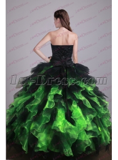 Black and Green 2017 Quince Gown