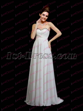 Romantic Lace Empire Wedding Dress 2017