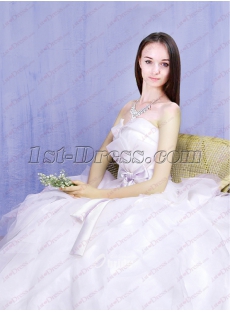 Elegant Strapless Sweetheart 2018 Bridal Gown