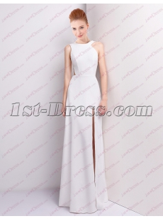 Sexy White Formal Maxi Dresses 2018