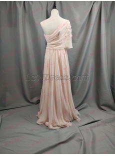 2019 New Dusty Rose One Shoulder Formal Evening Dress