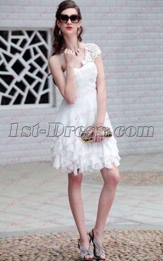 Cheap Short White Formal Dresses under 50