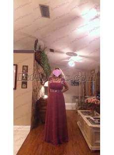 Fuchsia Maternity Prom Dress for Wedding IMG_0758 review image